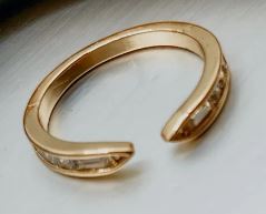 Gabriella Open Front Ring AFR409 32