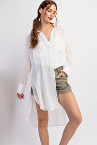 2.14.24 Shop the tour Eesome Long Sleeve High-Low Tunic Top