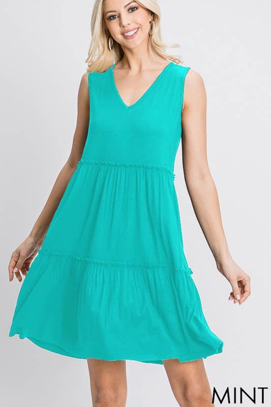 HEIMISH - SD1286S  MINI DRESS: 2-2-2 (1X-2X-3X) / MINT