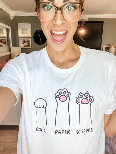 PRESALE Rock Paper Scissors Cat Shirt